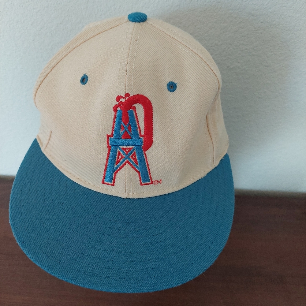 Vintage New Era The 5950 Model‎ Houston Oilers Wool Cap Size 7¼